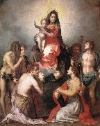 Andrea del Sarto Madonna in Glory and Saints Germany oil painting artist